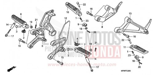 MARCHE CB1000RA9 de 2009